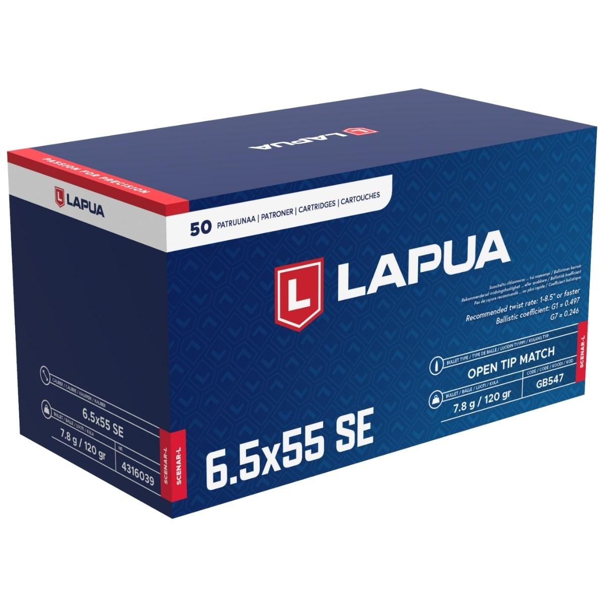 lapua se scenar l 6 5x55 120gr gb547