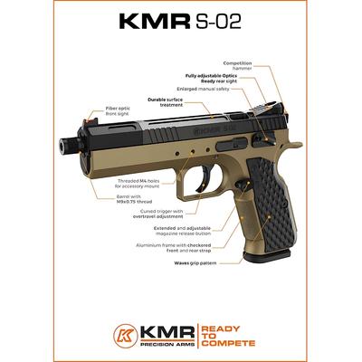pistolet kmr s 02 or sr sa da