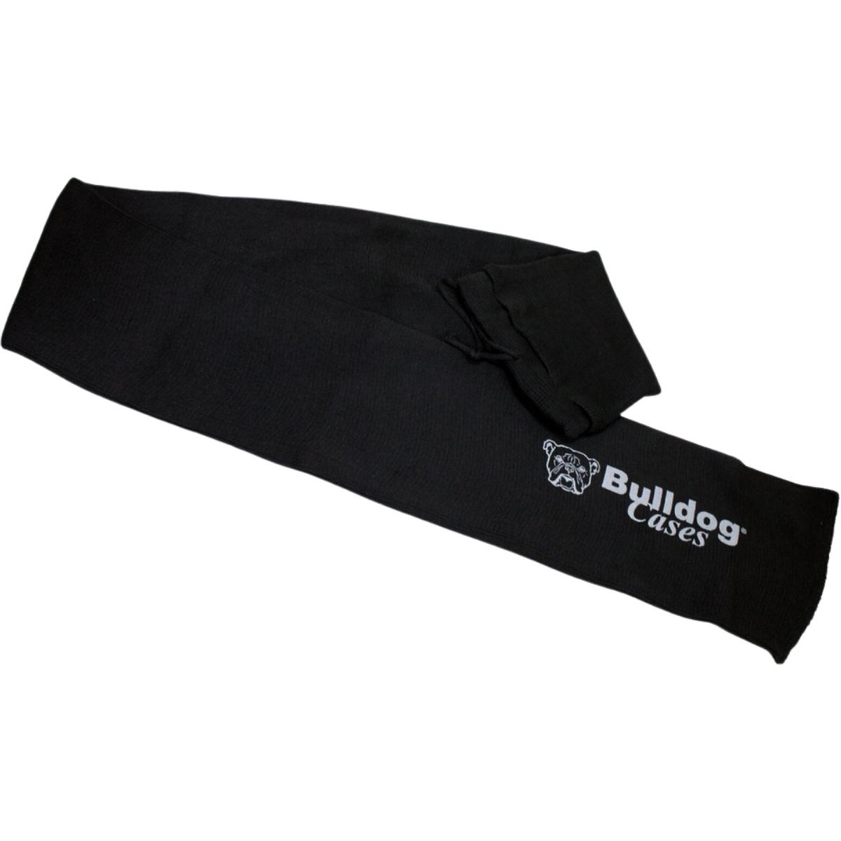bulldog cases gun sock rifle skarpetka na bron 132cm powiekszona optyka czarna bd152