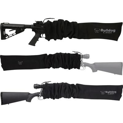 bulldog cases gun sock rifle skarpetka na bron 132cm powiekszona optyka czarna bd152