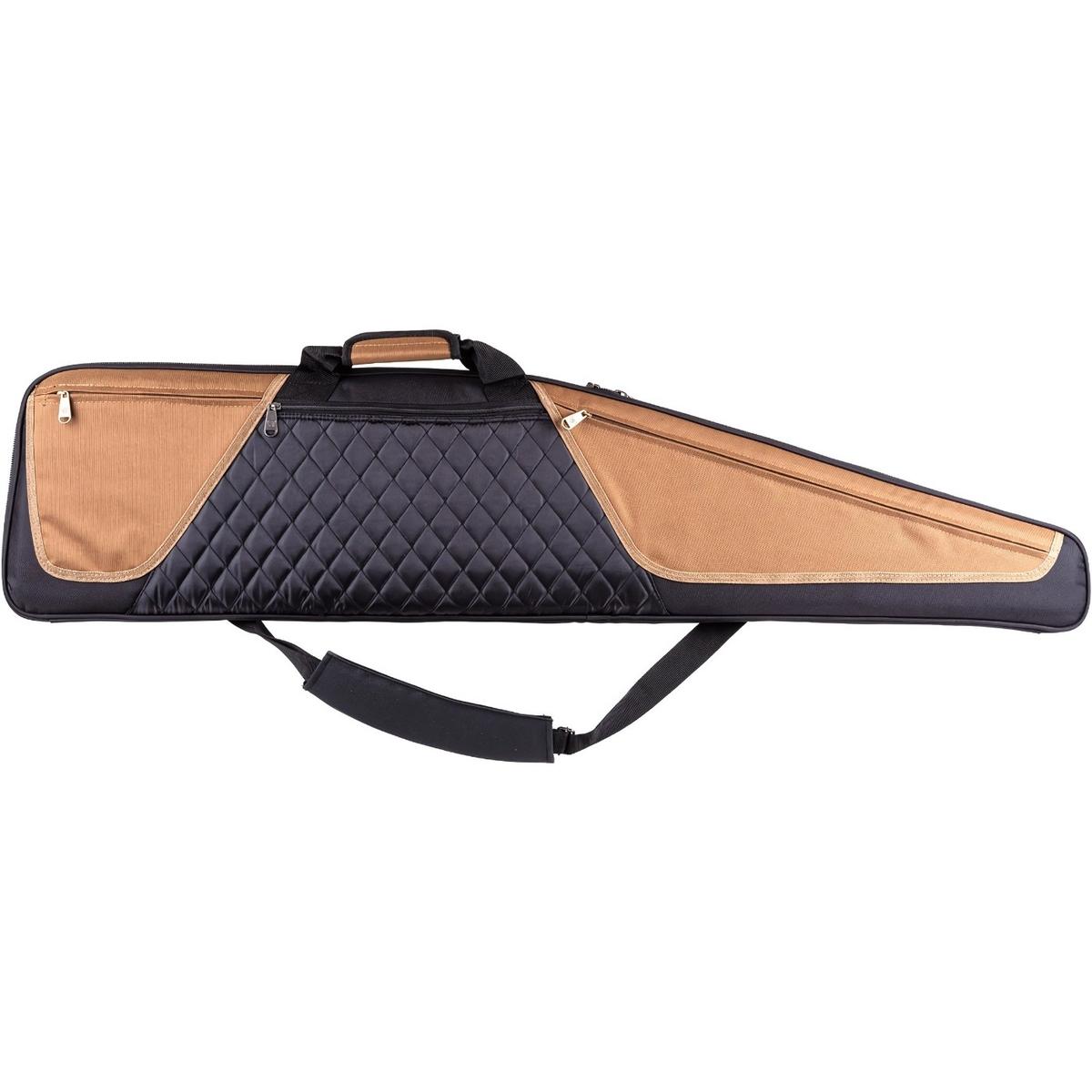 bulldog cases pojedynczy pokrowiec na bron dluga elite rifle scoped case 122cm black tan bd360 48