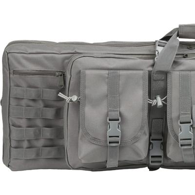bulldog cases podwojny pokrowiec na bron z mocowaniem molle 94cm szary bdt60 37sg