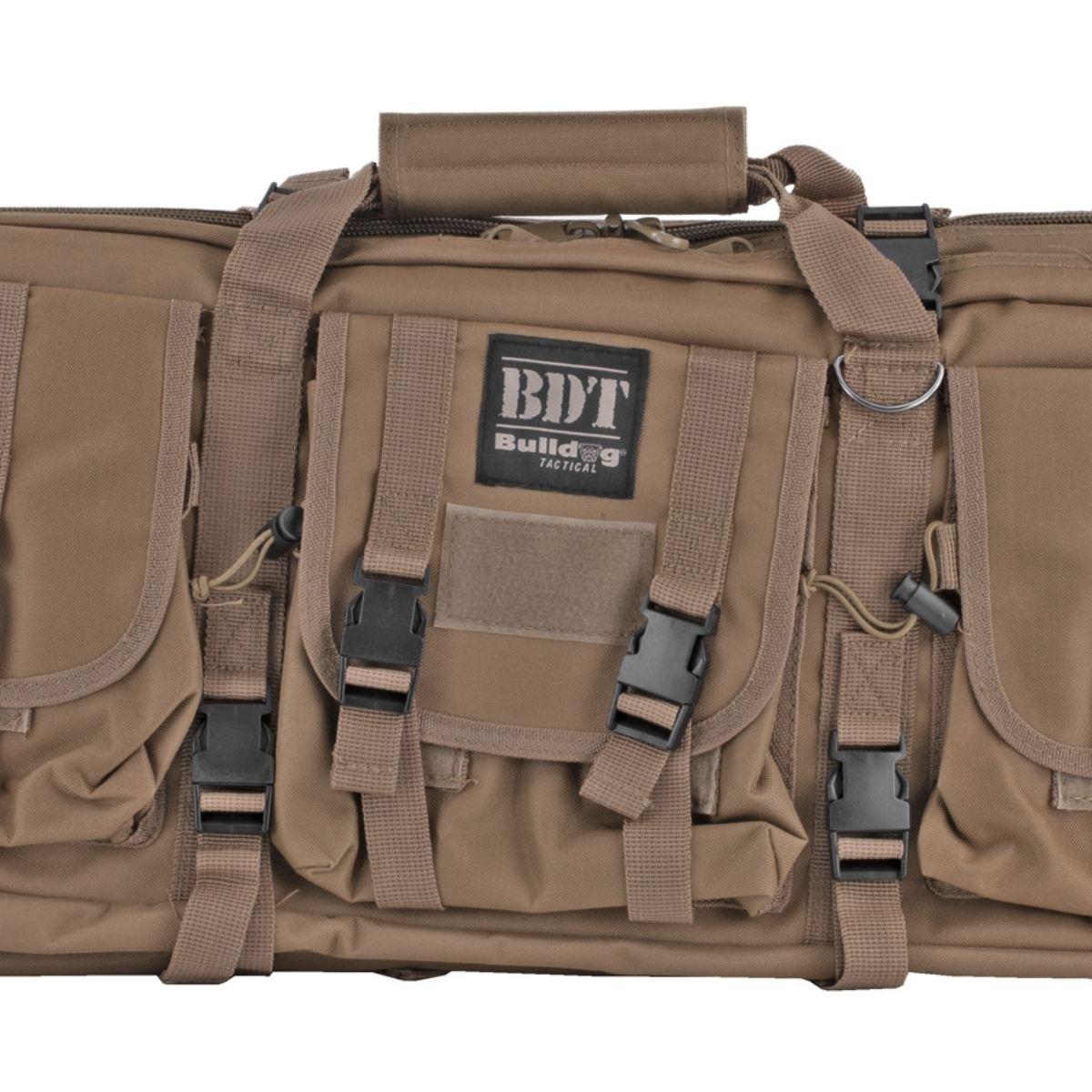 bulldog cases podwojny pokrowiec na bron z mocowaniem molle 94cm tan bdt60 37t