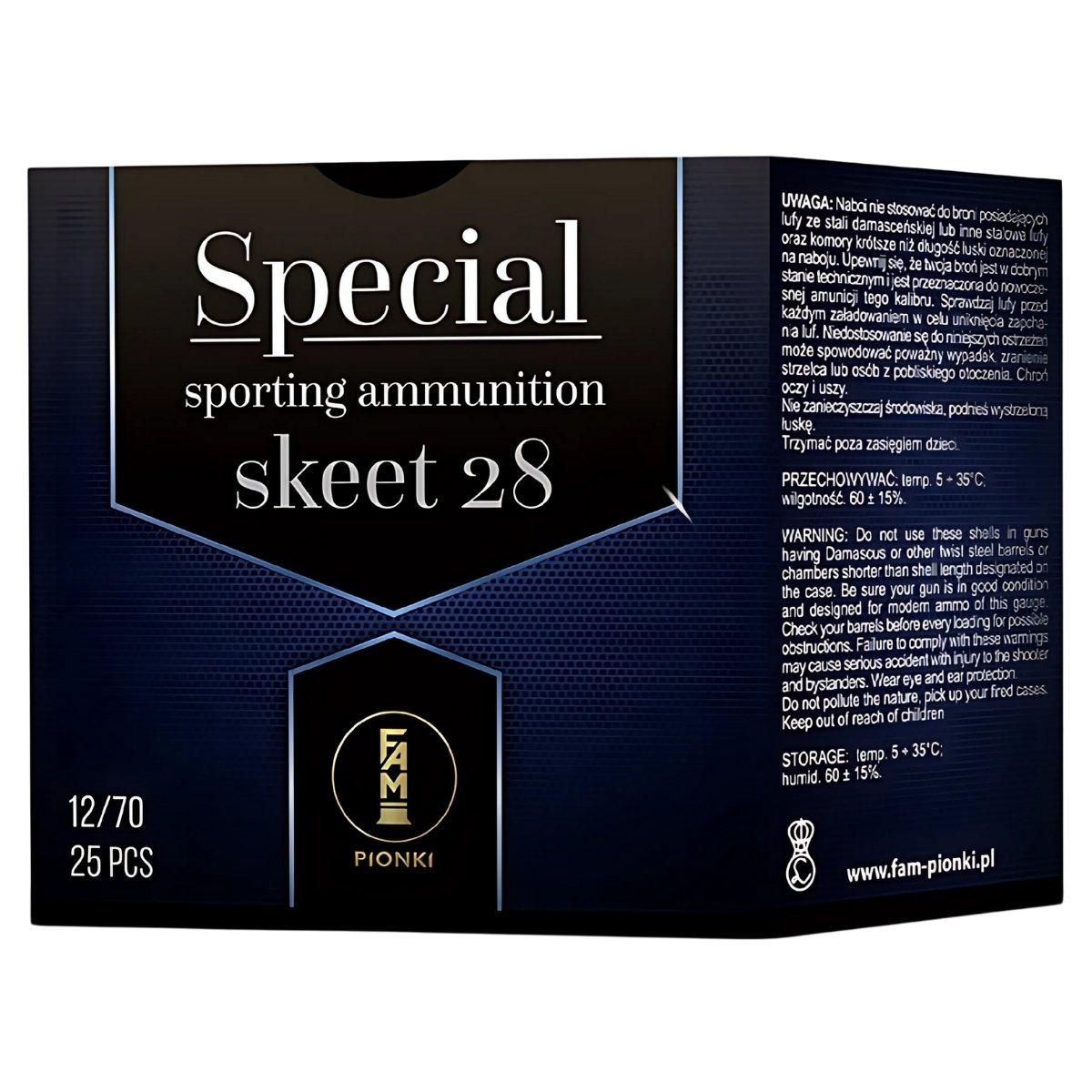 fam pionki skeet 28g