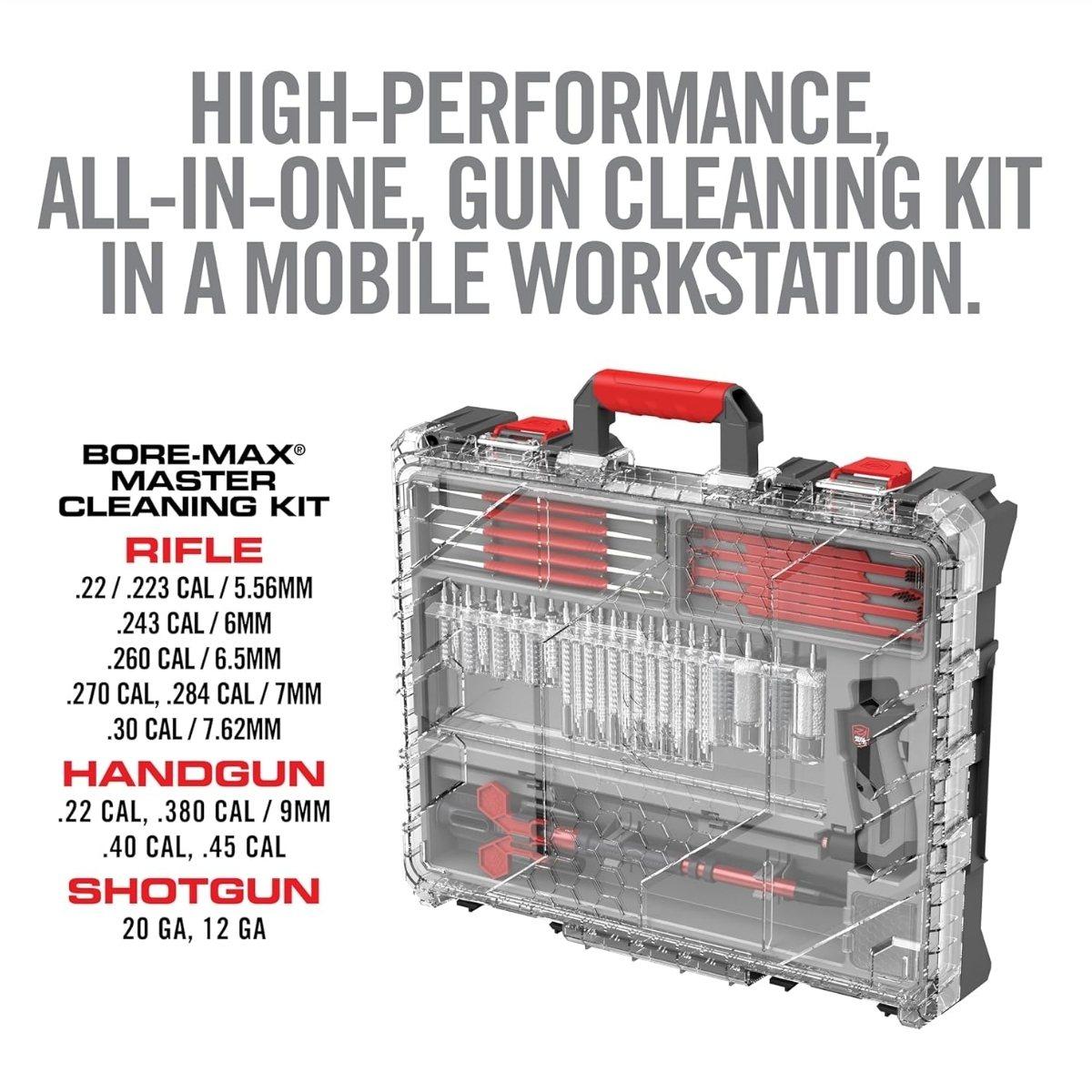 real avid zestaw do czyszczenia broni bore max master cleaning kit and mobile workstation avbmmk