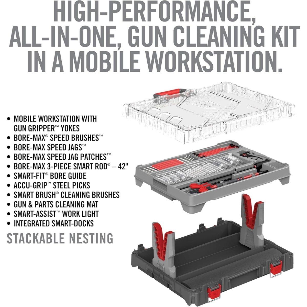 real avid zestaw do czyszczenia broni bore max master cleaning kit and mobile workstation avbmmk