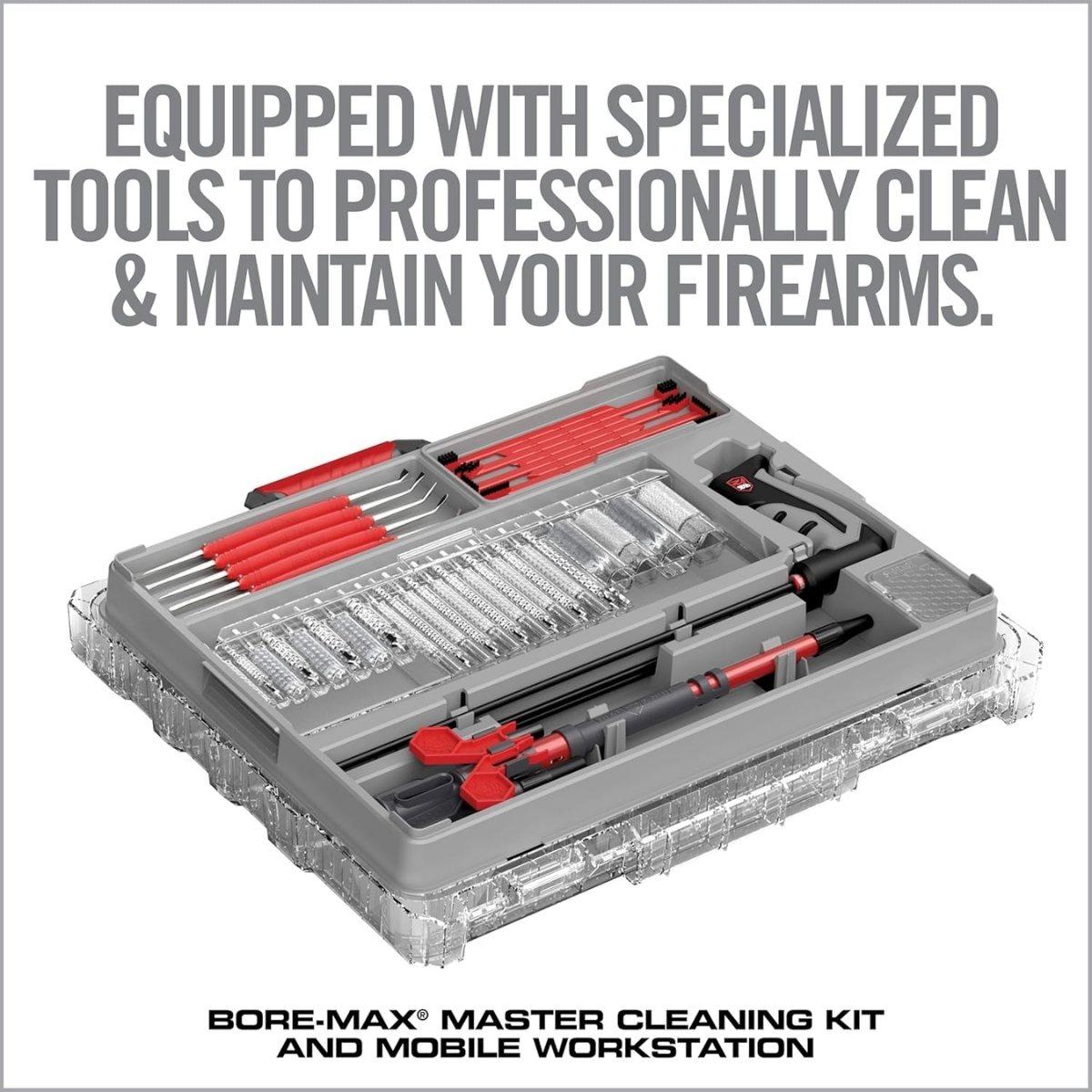 real avid zestaw do czyszczenia broni bore max master cleaning kit and mobile workstation avbmmk