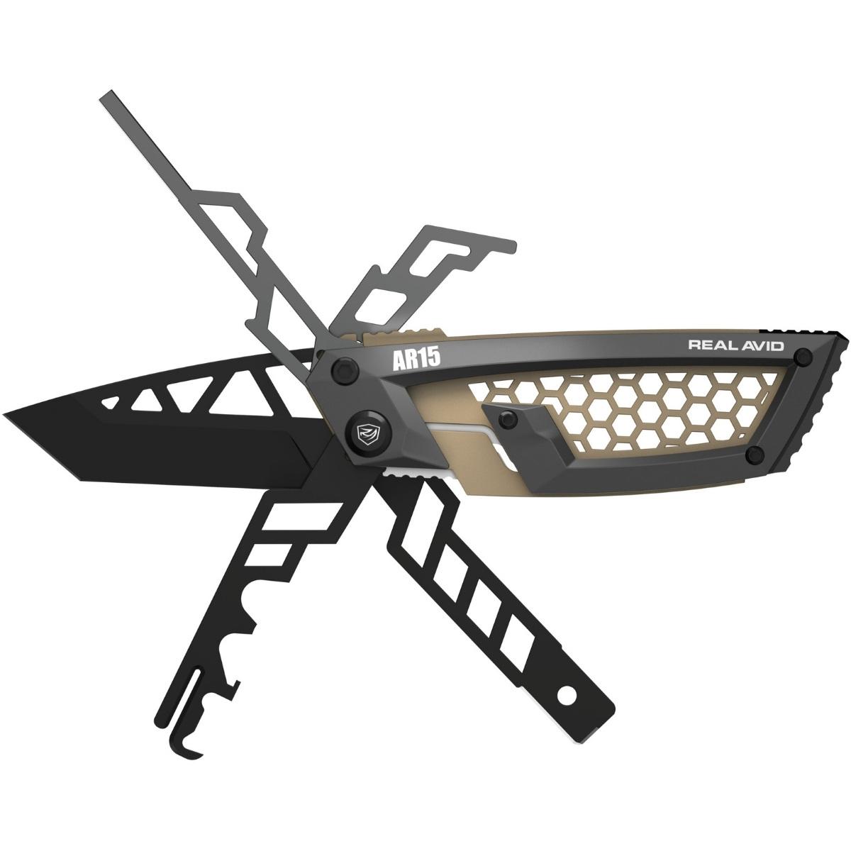 real avid narzedzie wielofunkcyjne do karabinow rodziny ar gun tool edge ar15 szary avgte ar