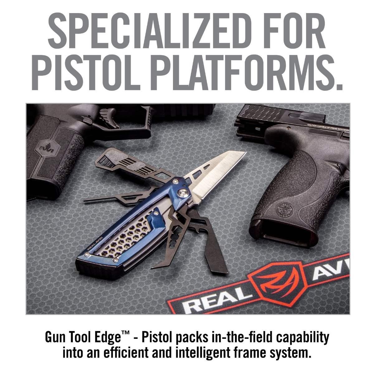 real avid narzedzie wielofunkcyjne do pistoletu gun tool edge pistol niebieski avgte p