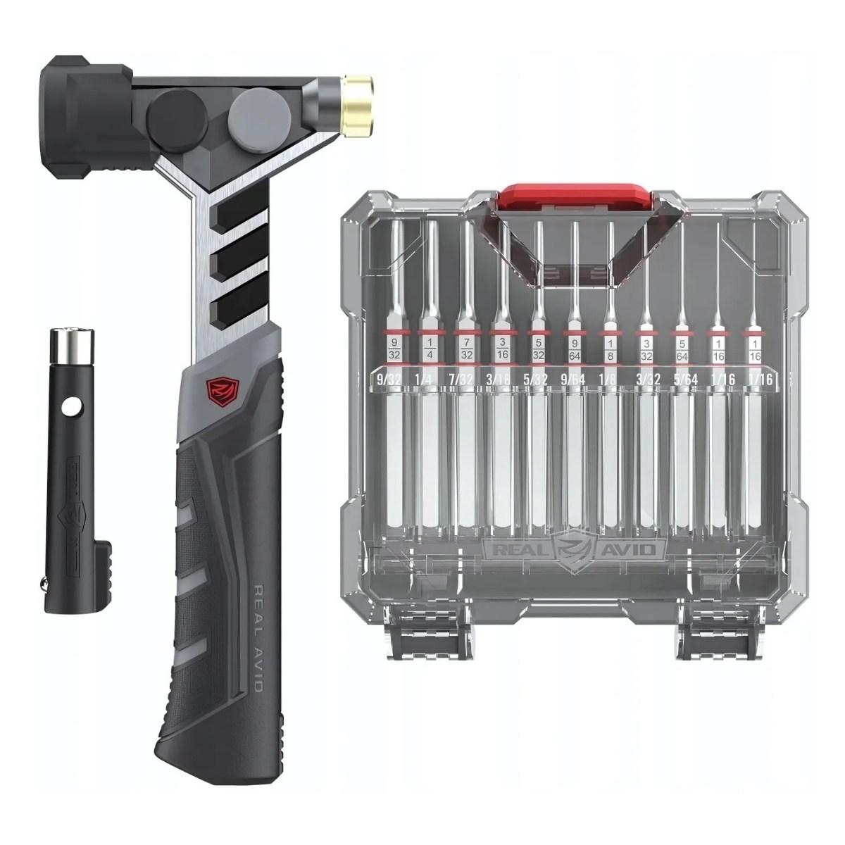 real avid zestaw narzedzi armorer s master hammer and accu punch standard pin punch set avamhaps