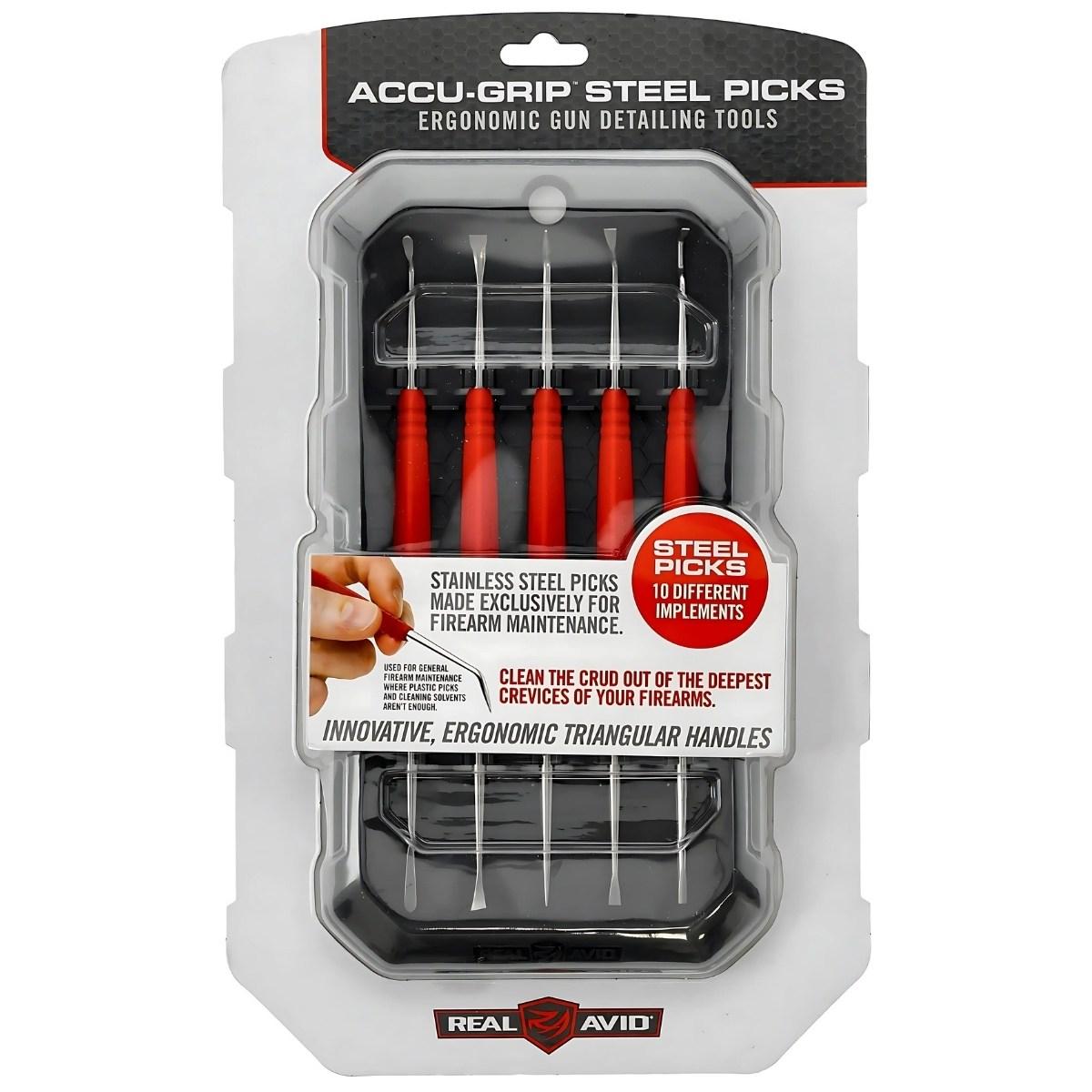 real avid zestaw skrobakow rusznikarskich accu grip 5 szt avagsps