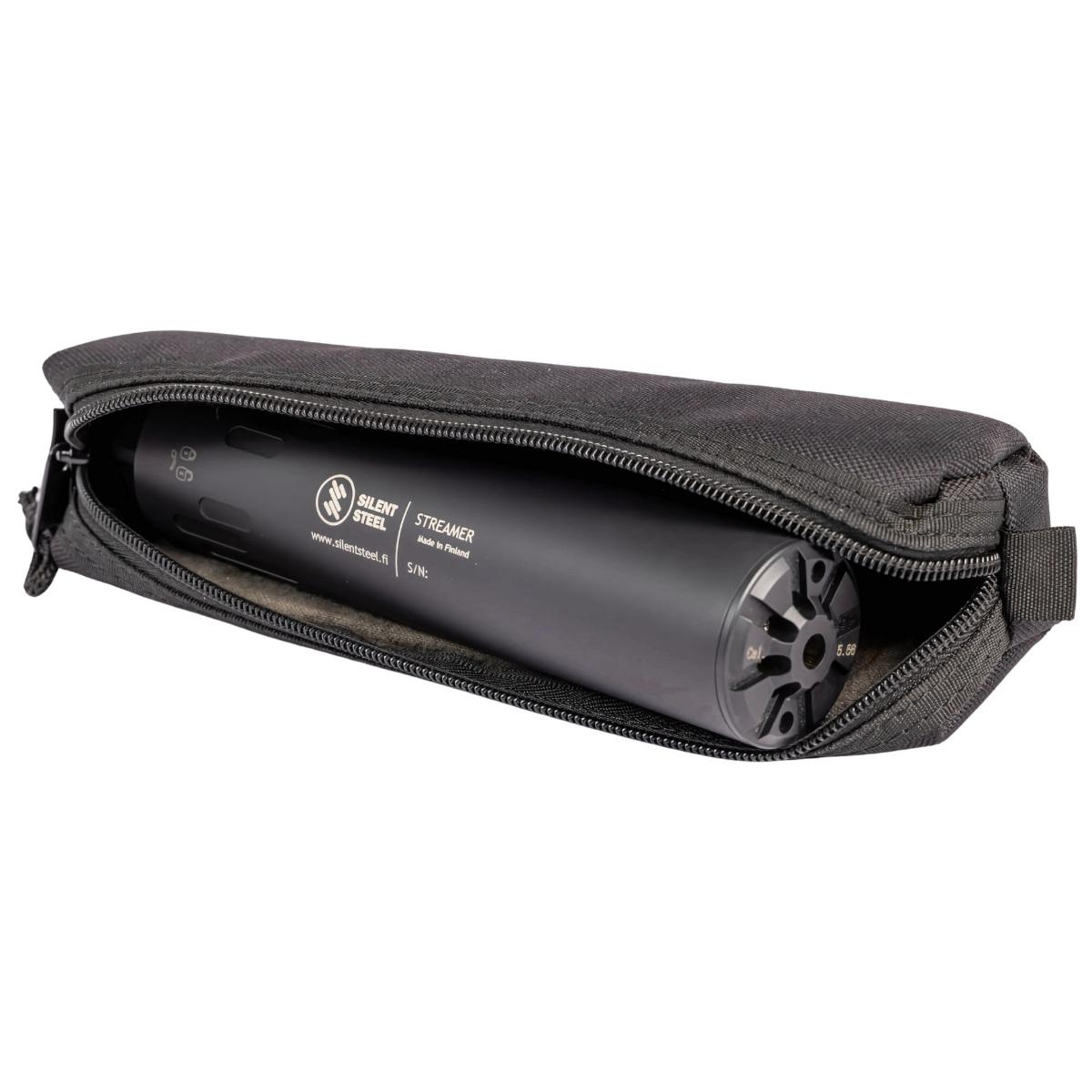 silent steel tlumik flow streamer steel 5 56 qdl black st556b ss qdl