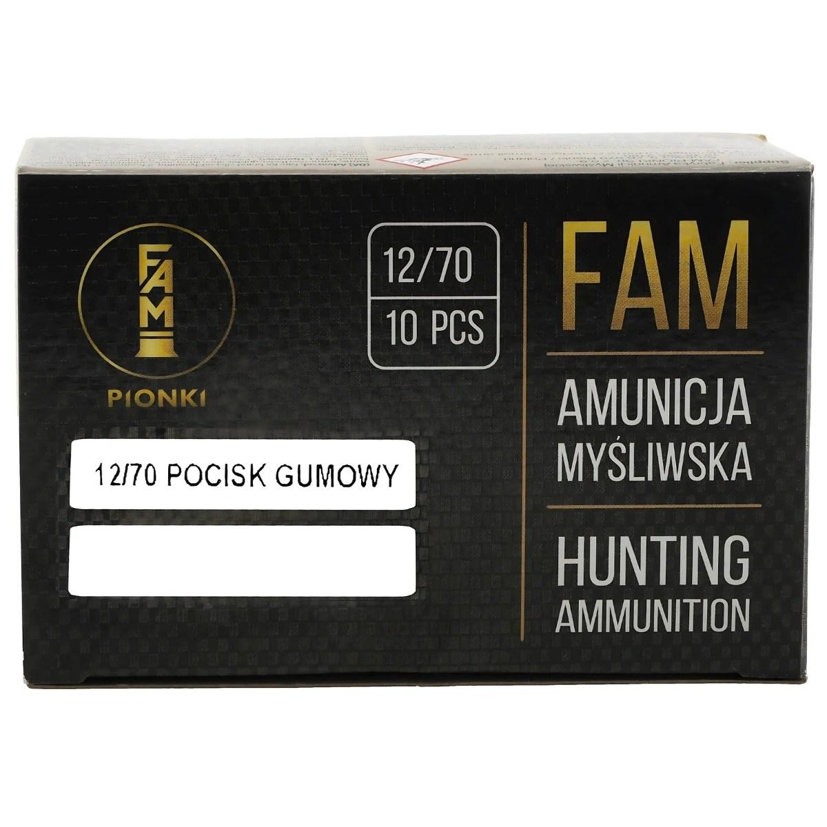 fam pionki 12 70 pocisk gumowy