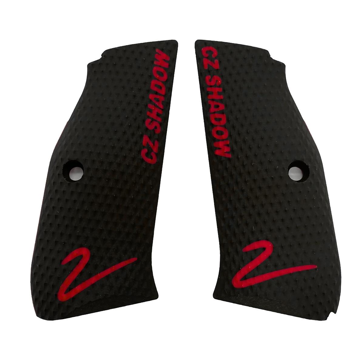 lok grips okladziny chwytu palm swell roughnecks do cz75 shadow 2 red black
