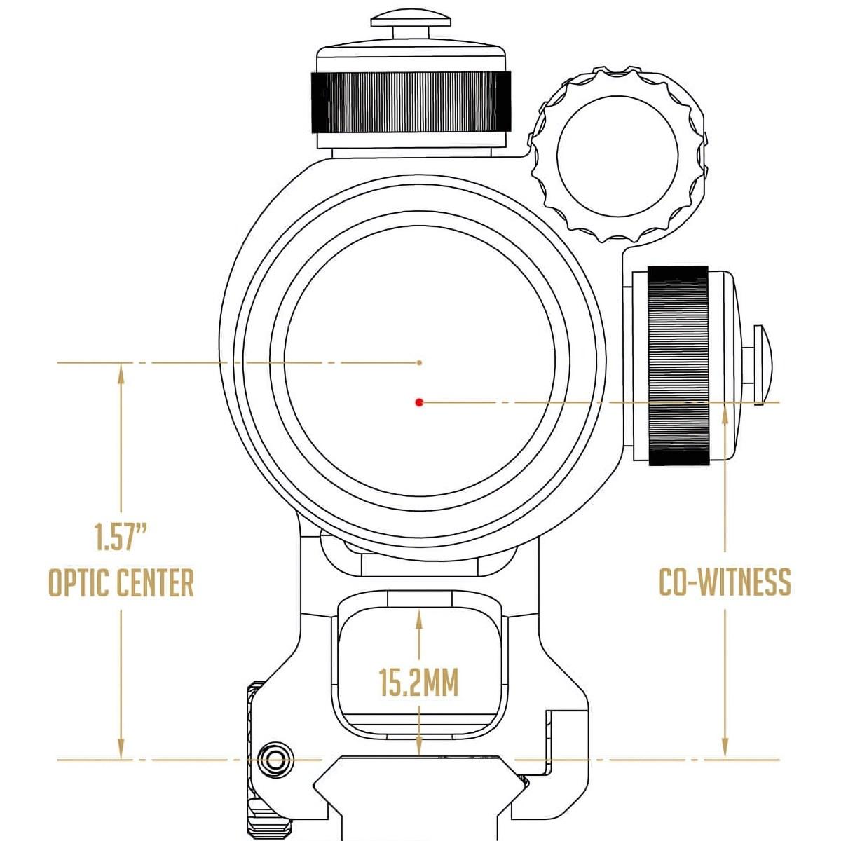 scalarworks montaz kolimatora leap 02 aimpoint pro 1 57 sw0210