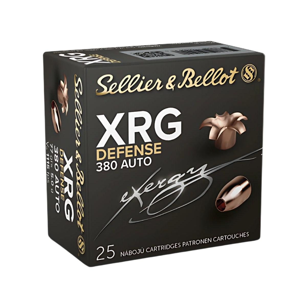 sellier bellot xrg defence 380 acp 5 0g 77gr