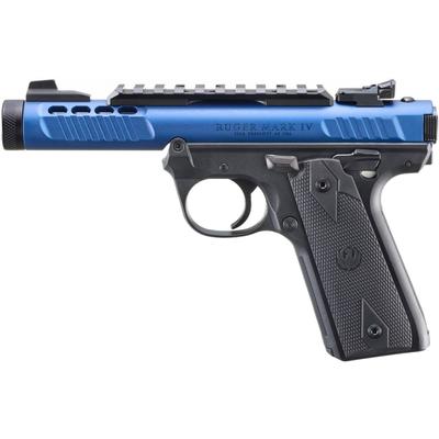 Ruger Mark IV 22/45 Lite Blue/Black (43961)