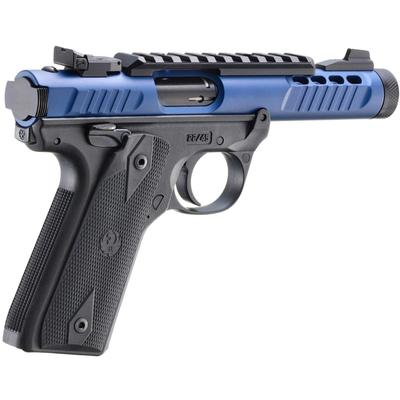 ruger mark iv 22 45 lite blue black 43961
