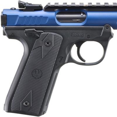 ruger mark iv 22 45 lite blue black 43961