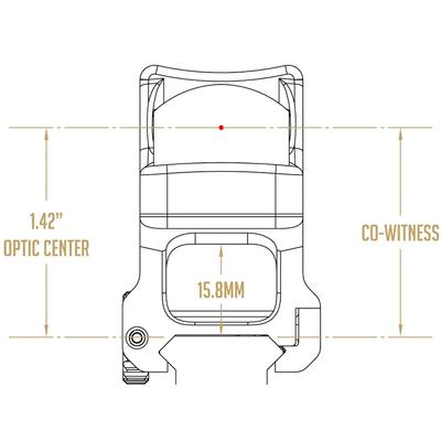 scalarworks montaz kolimatora leap 04 trijicon rmr 1 42 sw0400