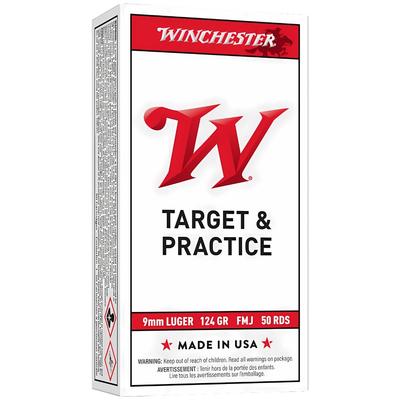 9x19 Winchester FMJ Target...