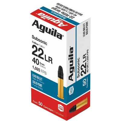 .22 LR Aguila Subsonic Solid