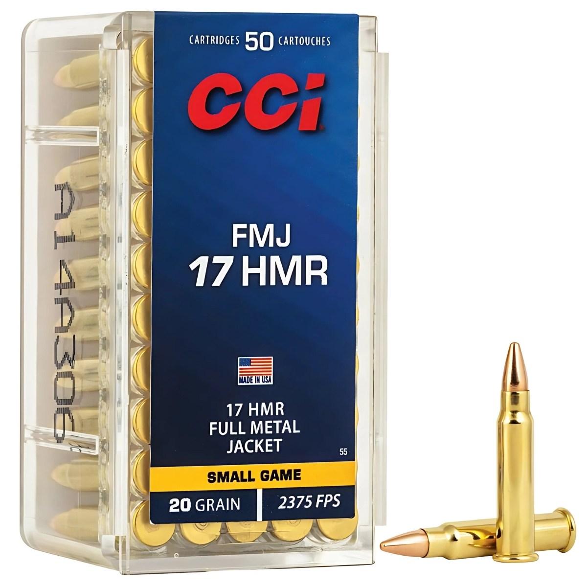 17 hmr cci fmj 20gr 1 3g