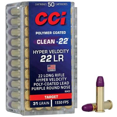 cci 22 lr hv target clean 40gr