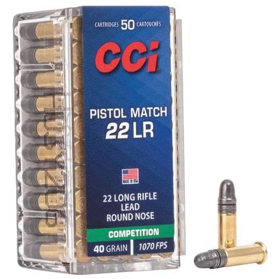 22 lr cci pistol match lrn 40gr