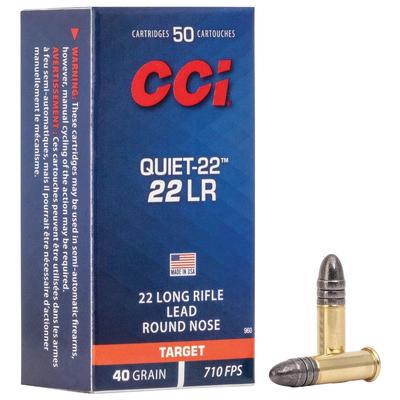 cci 22 lr q22 subsonic lrn 40gr
