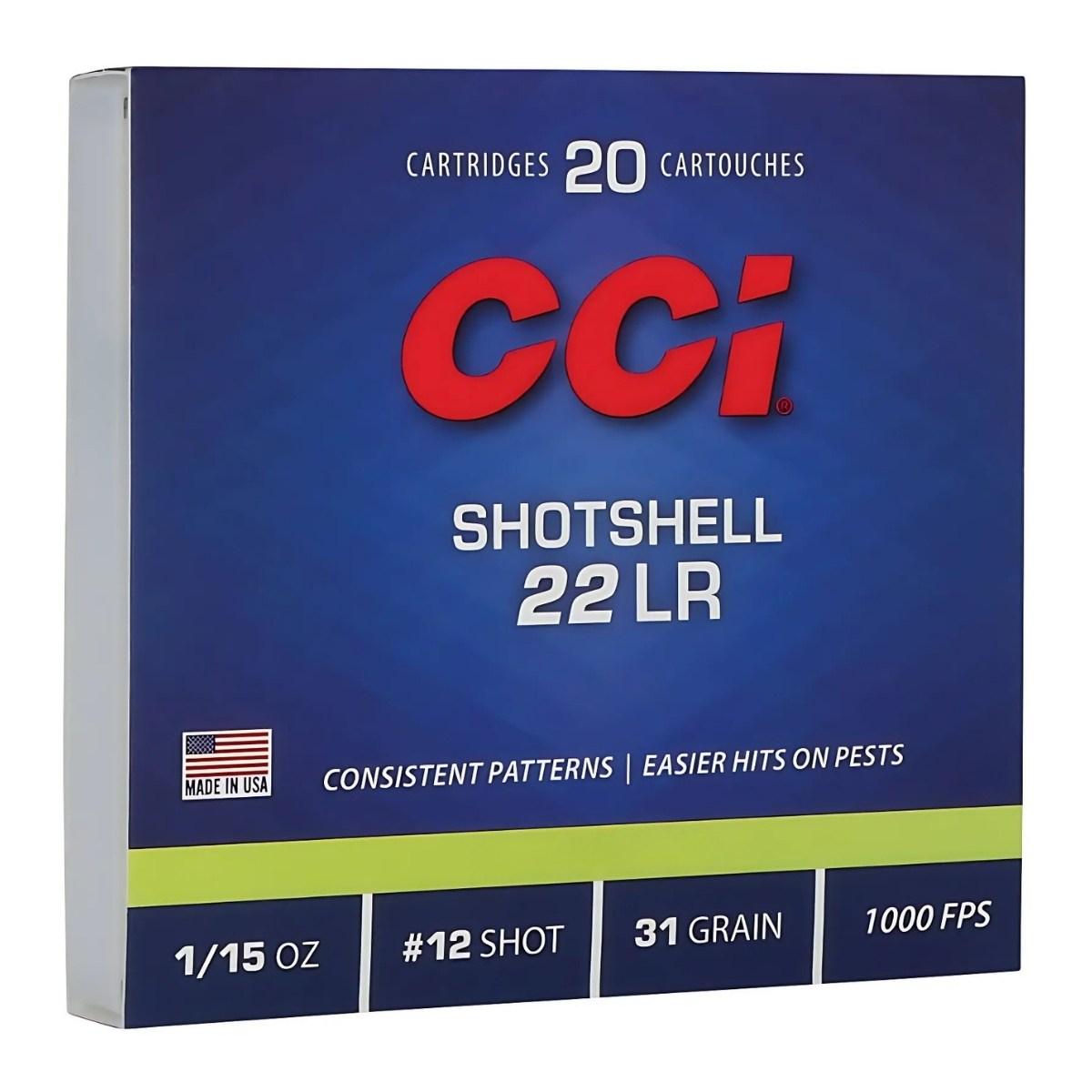 22 lr cci shotshell 31gr