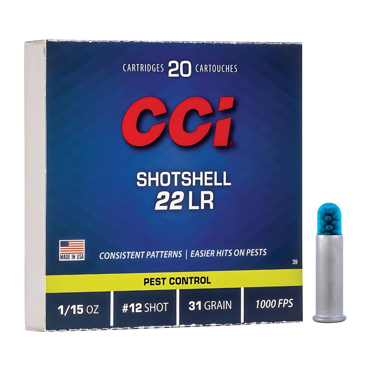22 lr cci shotshell 31gr