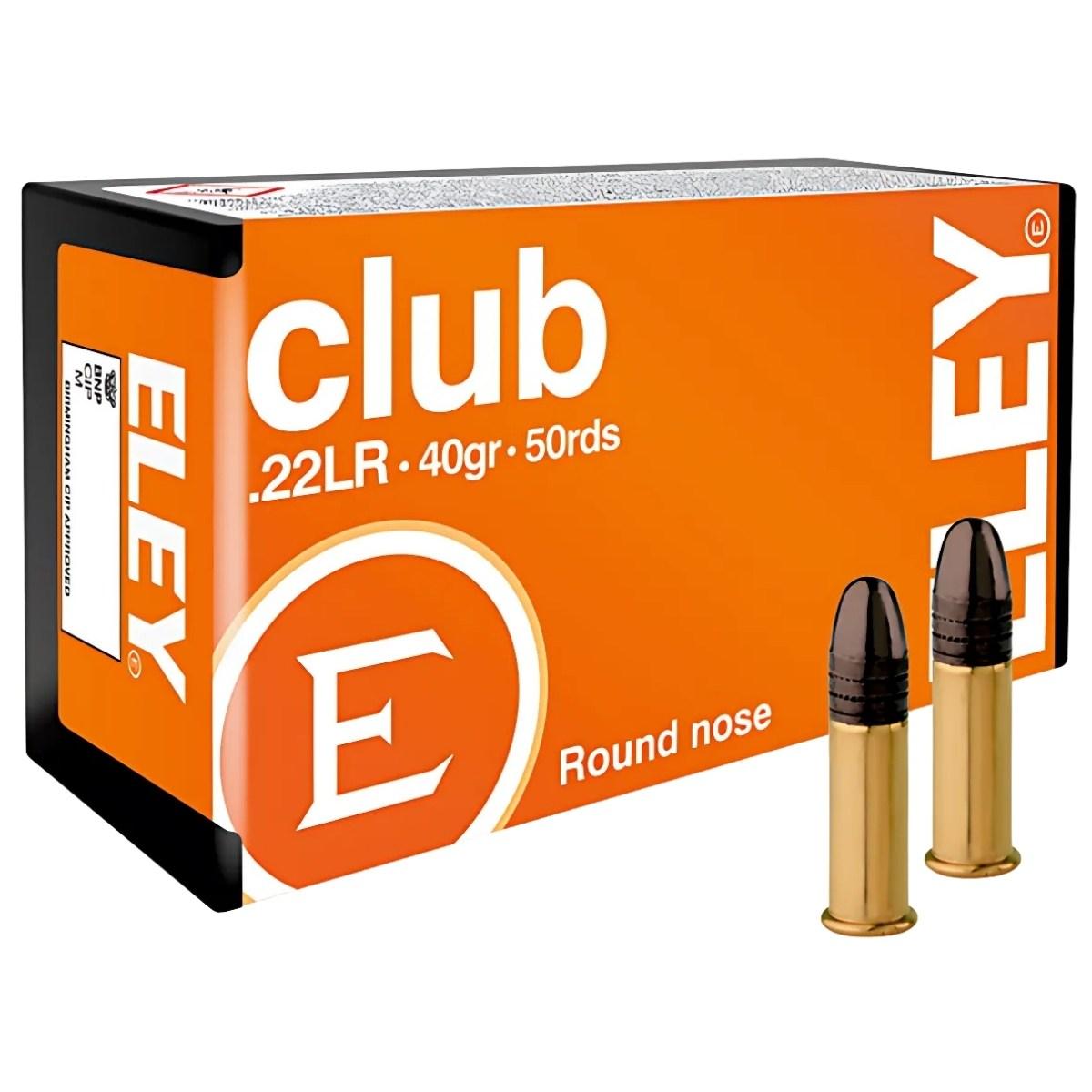 22 lr eley club 40gr 2 59g