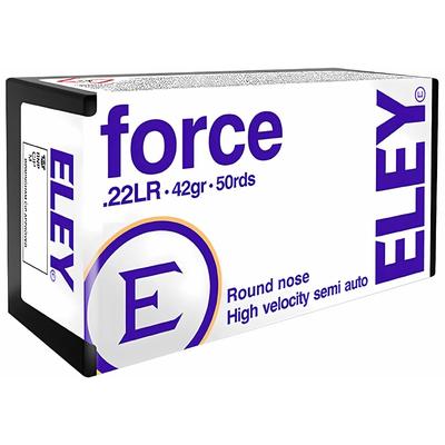 22 lr eley force 42gr 2 7g