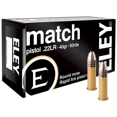 .22 LR Eley Match Pistol...