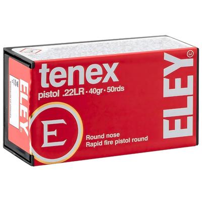 22 lr eley tenex pistol 40gr 2 59g