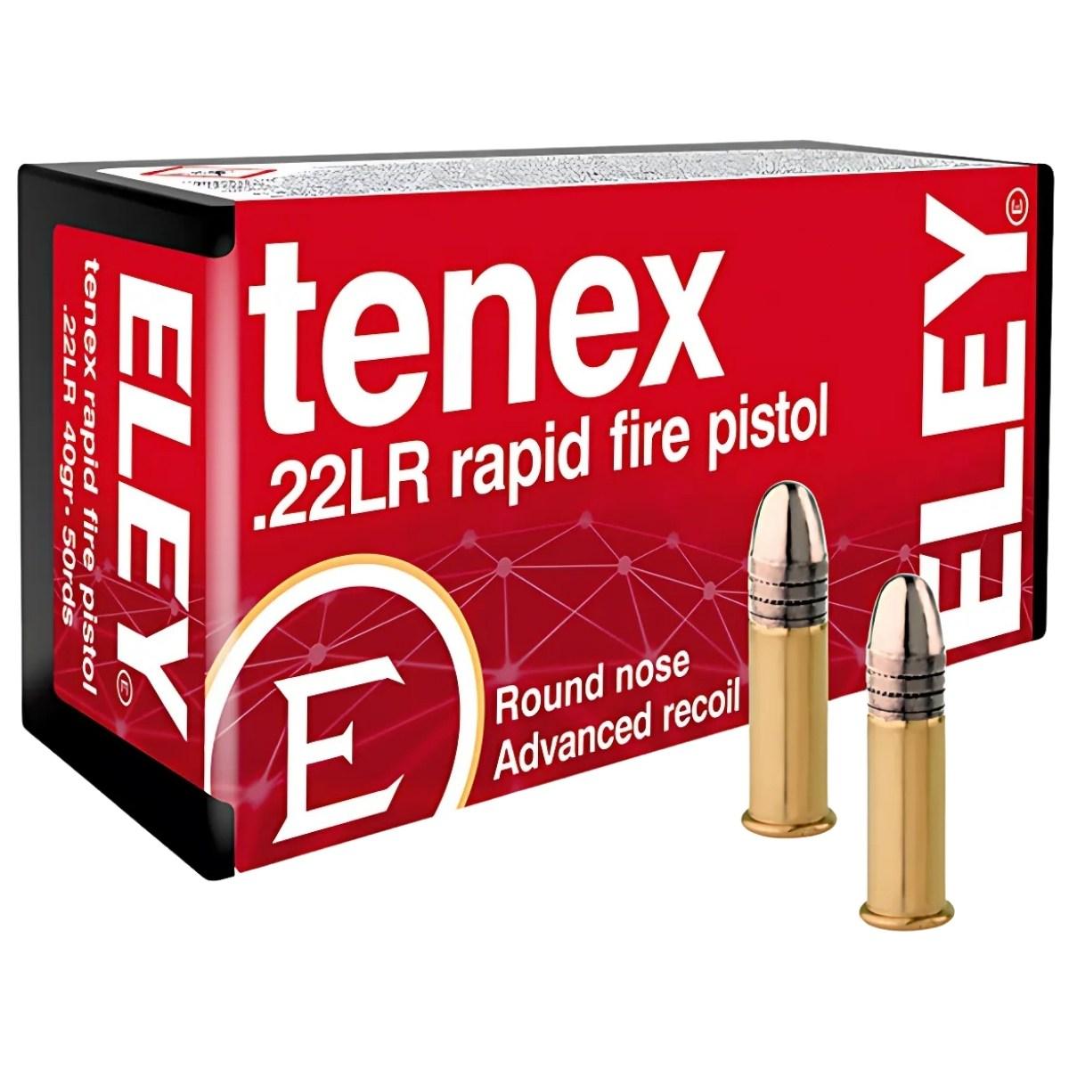 22 lr eley tenex rapid fire pistol 40gr 2 59g