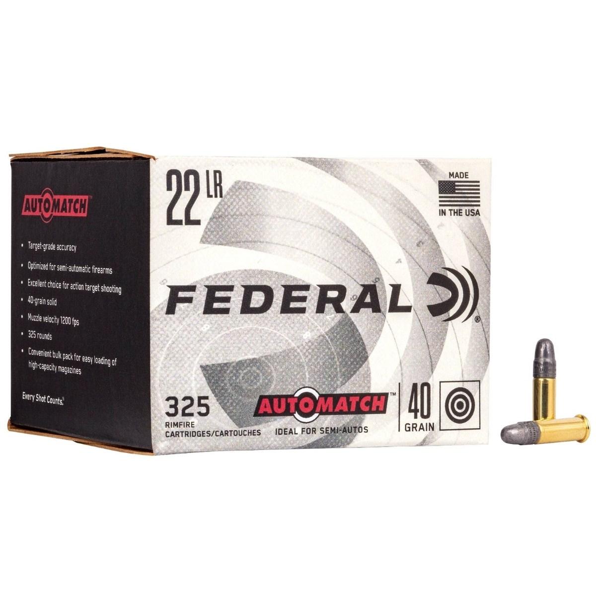 federal automatch hv 22 lr 40gr