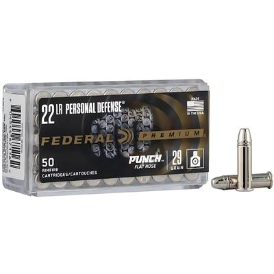 22 lr federal punch flat nose 29gr 1 9g