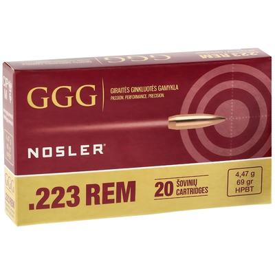 .223 Rem GGG HPBT Nosler 69gr