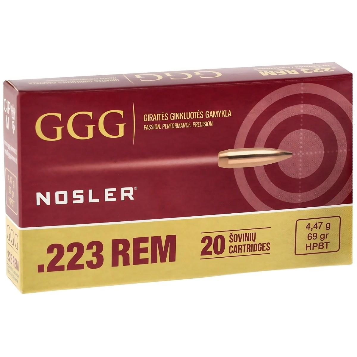 ggg 223 rem 69gr hpbt nosler
