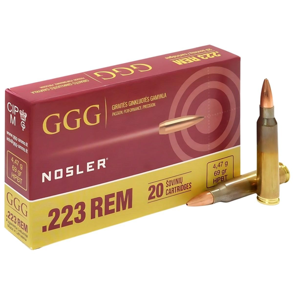 ggg 223 rem 69gr hpbt nosler
