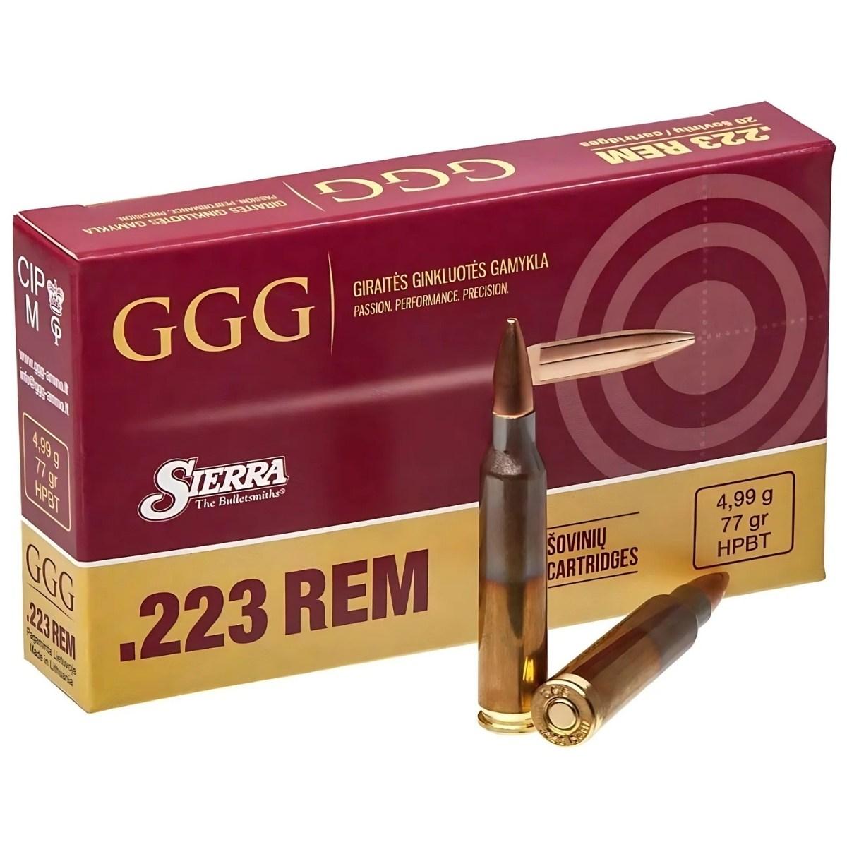 ggg 223 rem 77gr hpbt sierra