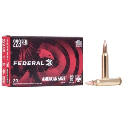 223 rem federal fmjbt american eagle 62gr ae223n