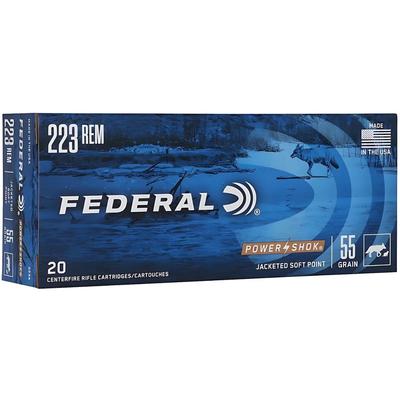 Federal .223 Rem SP 55gr