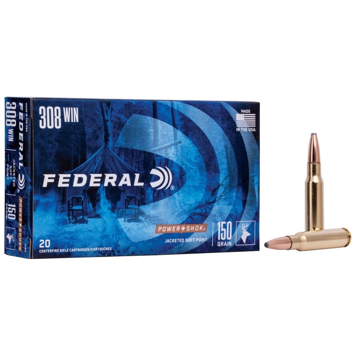 federal 308 win power shok 150gr