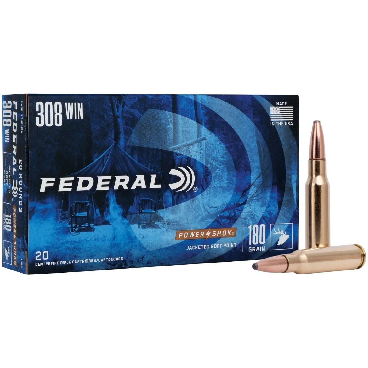 federal 308 win power shok sp 180gr