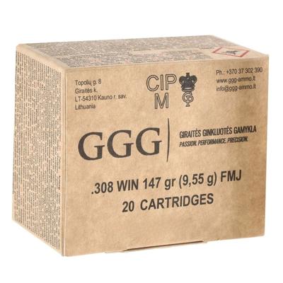 GGG .308 Win 147gr FMJ