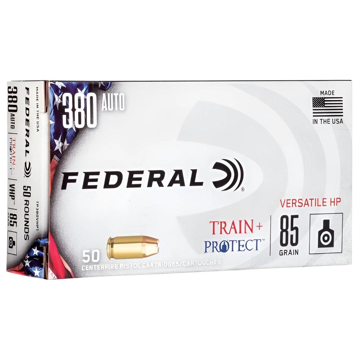 federal versatile hp 380 acp 85gr