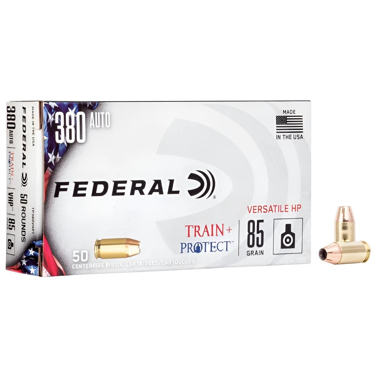 federal versatile hp 380 acp 85gr